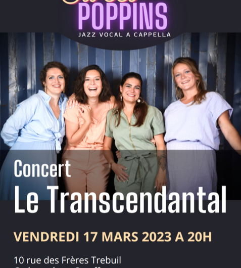 Concert Sweet Poppins 17 mars Guéméné sur Scorff