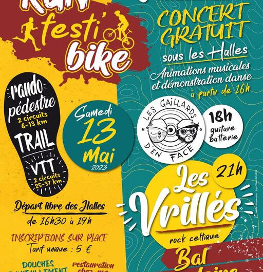 “Run Festi Bike” au Faouët le 13 mai