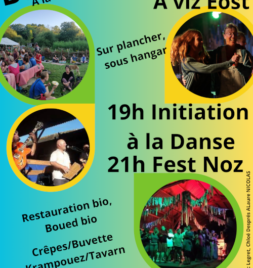 Bal Noz, initiation à la danse au Bois du Barde le 14 août