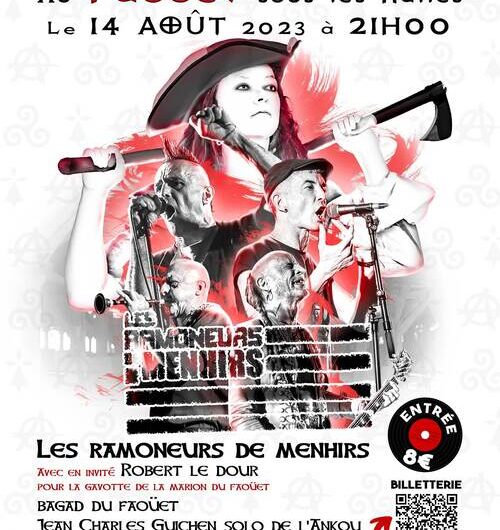 Fest Noz le 14 aout au Faouët avec Les Ramoneurs de Menhirs