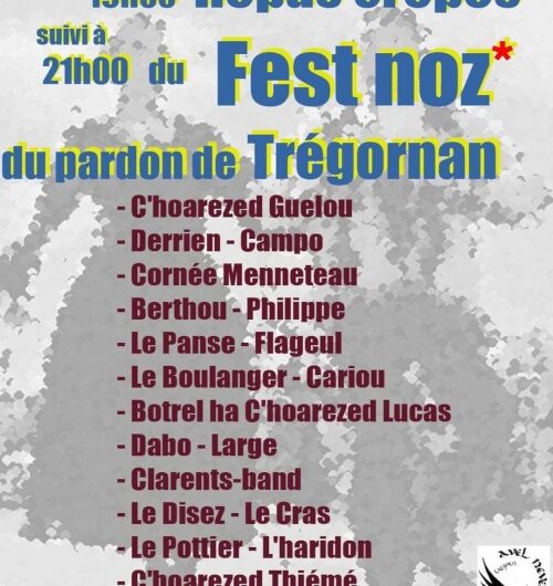 Fest-Noz de Trégornan le 9 septembre