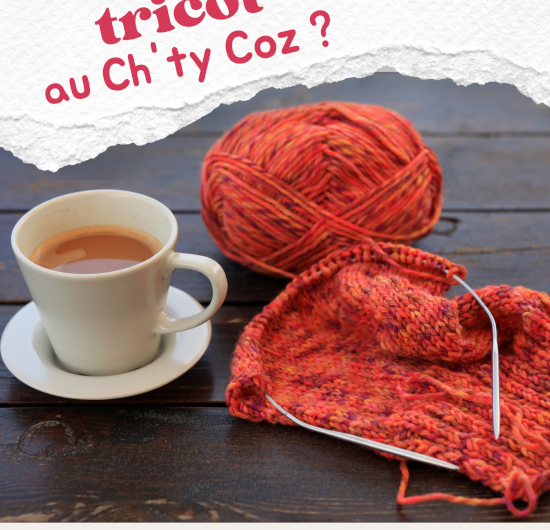 Alors, tu viens au café-tricot au Ch’ty Coz ? samedi 20 à Bulat