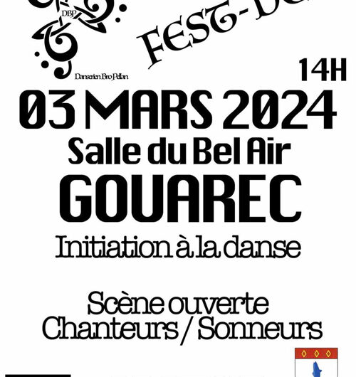 Fest-Deiz, gratuit, Gouarec, Dimanche 3 mars 2024