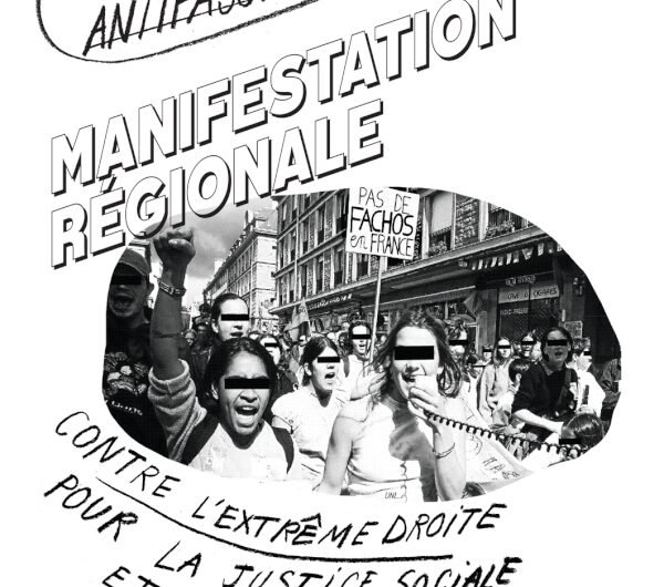 21 avril, Manifestation régionale contre l’extrême droite, pour la justice sociale et la solidarité