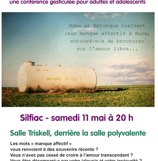 Conférence Gesticulée sur l’amour libre // La SAUCE // SILFIAC//samedi 11 mai