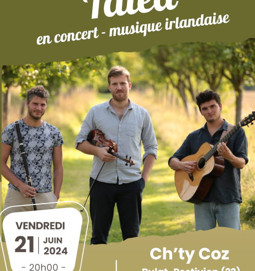 Bulat, le 21 juin, Talea en concert au Ch’ty Coz