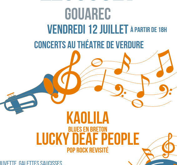 Concerts à Lescouet-Gouarec le 12 juillet