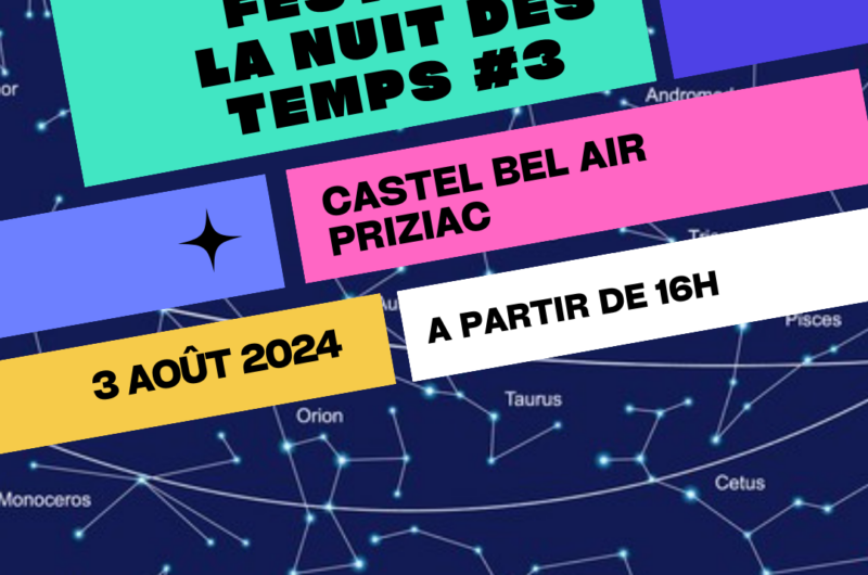 La Nuit des temps, c’est le 3 août 2024, au Castel Bel Air à Priziac