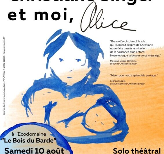 Mellionnec, le 10 août : Christiane Singer et moi, Alice! au Bois du Barde