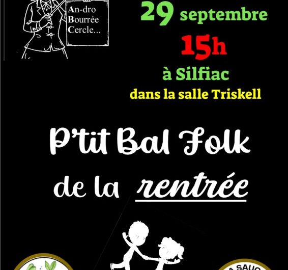 Silfiac, le 29 septembre, p’tit bal Folk