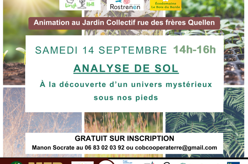 Rostrenen, le 14 septembre : atelier permaculture gratuit Ti Potager