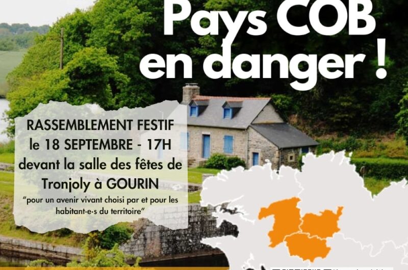 Pour un avenir VIVANT choisi par et pour les habitant.e.s du territoire : rassemblement festif à Gourin le 18 septembre