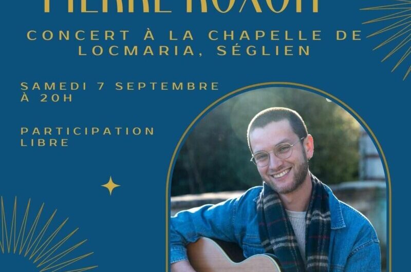 Concert à la chapelle de Locmaria, Séglien 7 Septembre à 20h. Participation libre