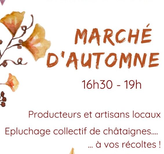 25 octobre : Marché d’automne à Bulat-Pestivien