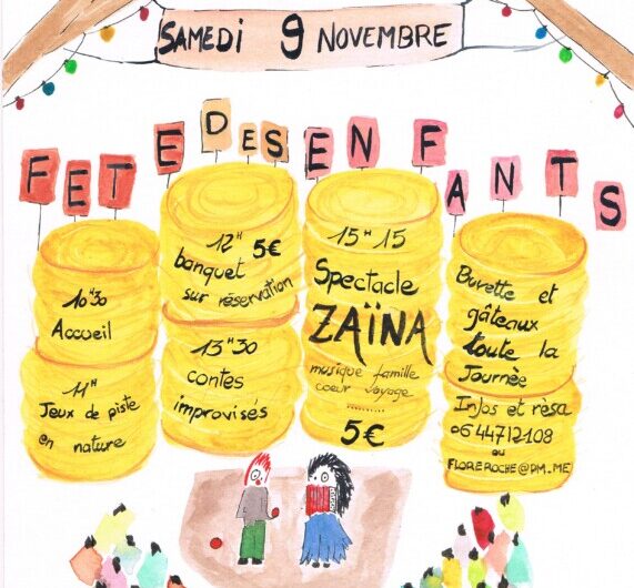 Le 9 novembre : fête des enfants à Priziac