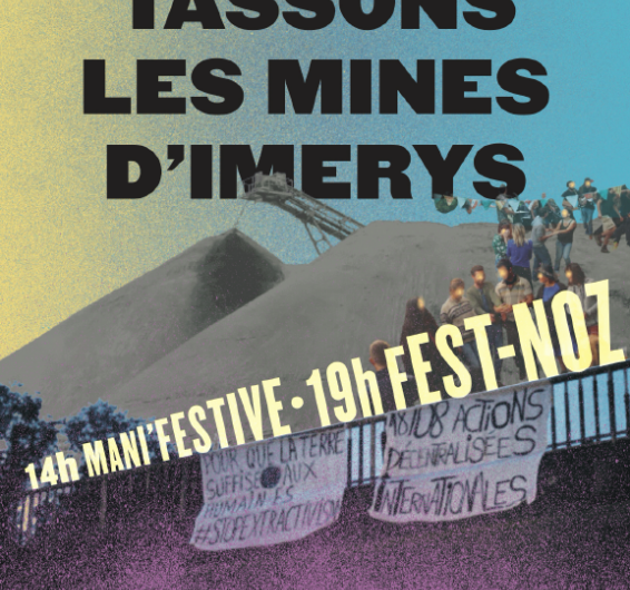 Mani’festive à Glomel et Fest noz à Plounévez-Quintin contre l’extractivisme samedi 23 novembre