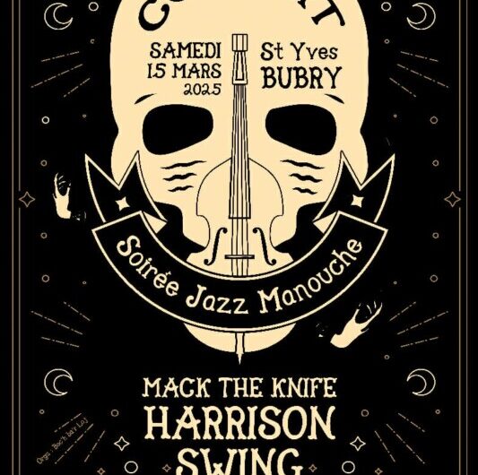 Bubry, le 15 mars : soirée Jazz Manouche