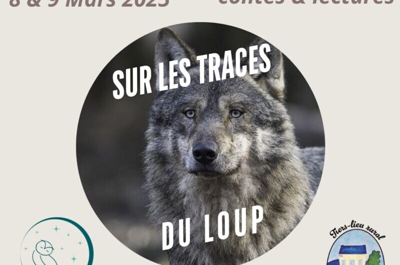 Glomel : “sur les traces du loup : entre mythe & réalité” à La Place des Ami.e.s les 8-9 mars