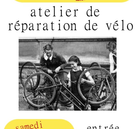 Atelier de réparation de vélo le 17 mai au Tremargad Kafe