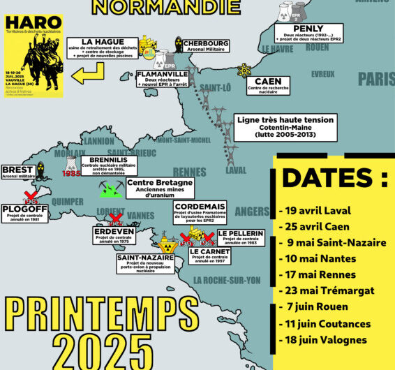 23 mai, l’infotour antinucléaire Bretagne Normandie arrive à Trémargat