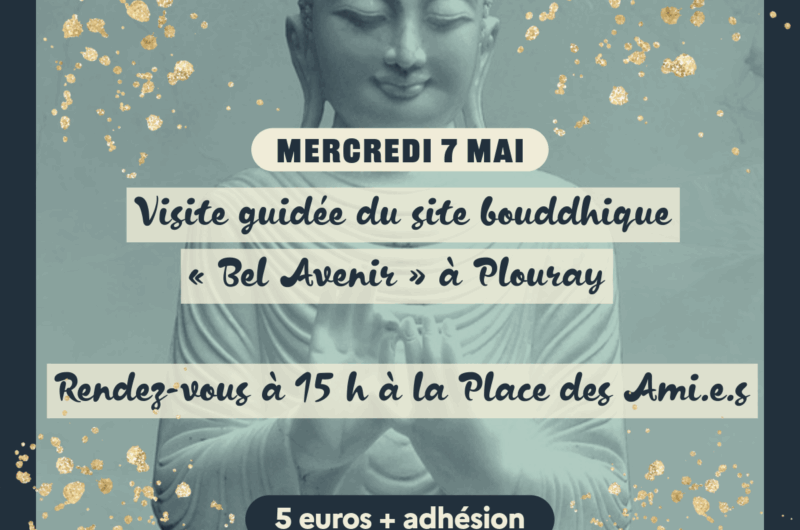 Le 7 mai, au départ de Glomel : visite guidée du site bouddhique à Plouray