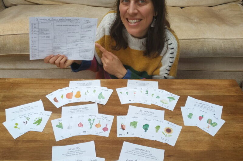 Sam 12/04 à Rostrenen ➔ Planifier son potager avec les cartes légumes “Jardin Biskoul”