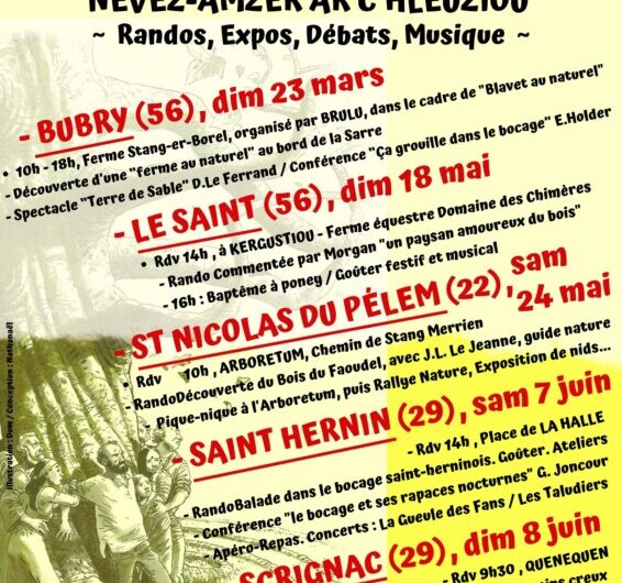 18 mai à Le Saint, le Printemps des talus en Bretagne