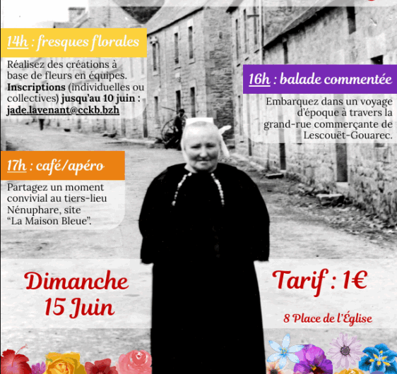 le 15 juin : Fête des fleurs, fête d’antan à Lescouët-Gouarec