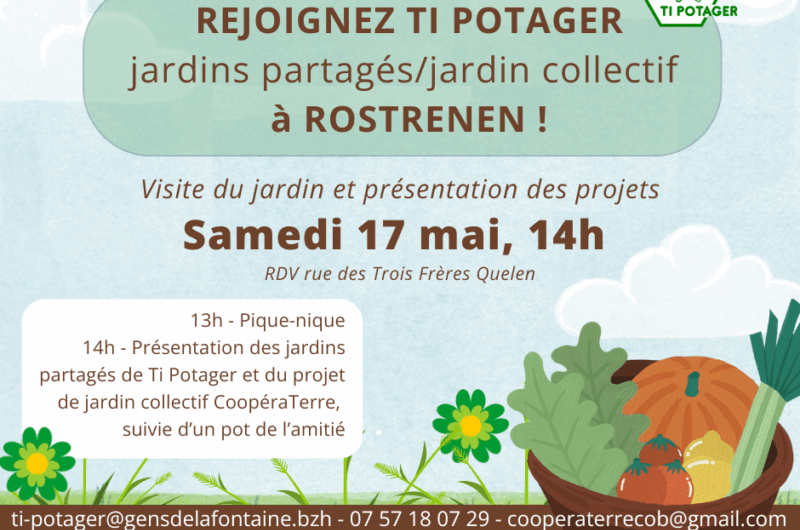 JARDINS PARTAGÉS/JARDIN COLLECTIF … 17 mai, Rostrenen