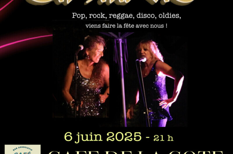 BUBRY vendredi 6 juin double CONCERT ANNIVERSAIRE au café de la côte