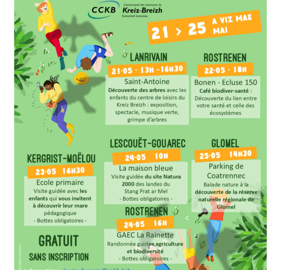 “Fête de la Nature 2025” sur la CCKB du 21 au 25 mai