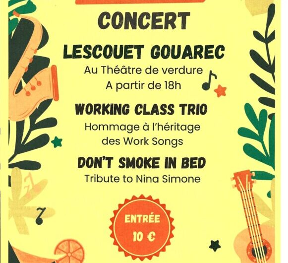 Concerts à Lescouet-Gouarec le 11 juillet