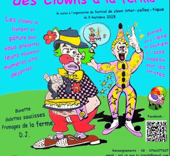 27 juin à Pont-Melvez : The Big Crash test des Clowns à la ferme