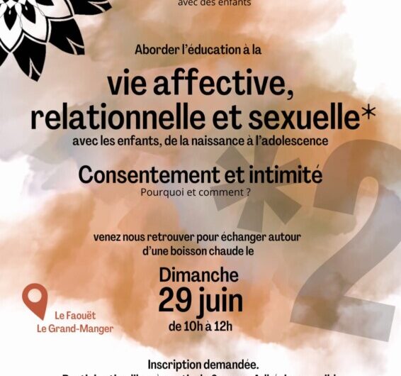 29 juin au Faouët : accompagner les enfants dans l’éducation à la vie affective, relationnelle et sexuelle
