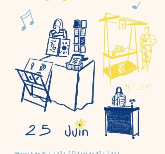 Le 25 juin à Plouray : le marché des créatrices et guinguette musicale