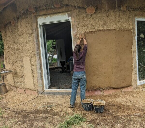 Proche du Faouët : Chantier paillourte en juillet