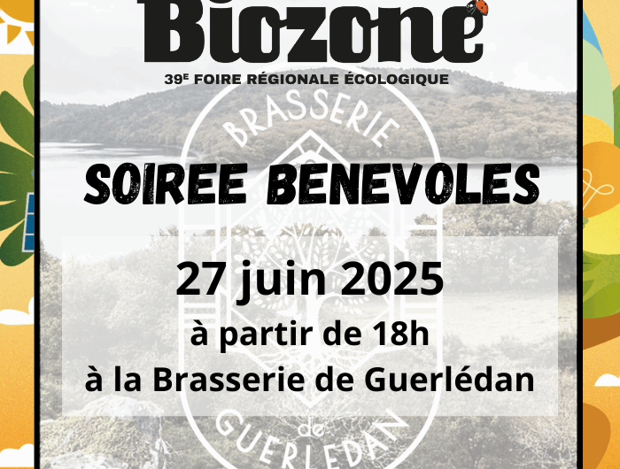 BIOZONE 2025 – soirée bénévoles vendredi 27 juin, 18h