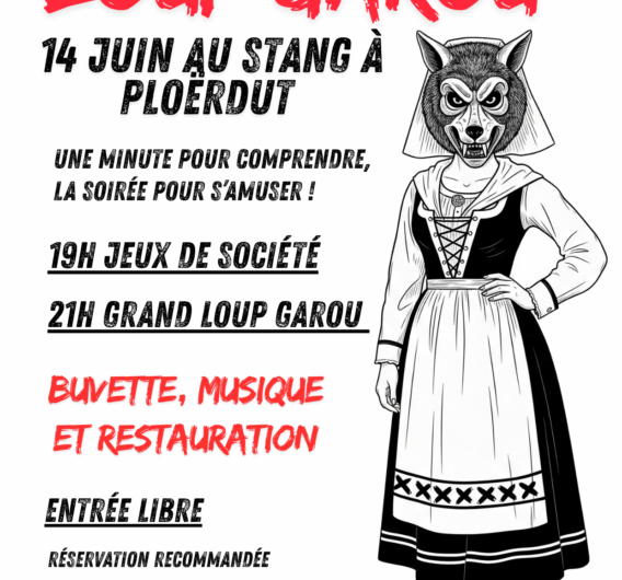 le 14 juin, Grand jeu du Loup Garou à la guinguette du Stang à PLoërdut.