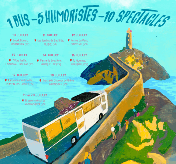Le Breizh Comedy Tour à Rostrenen le 10 juillet