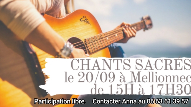 le 20 septembre : Atelier CHANT des MANTRAS à Mellionnec