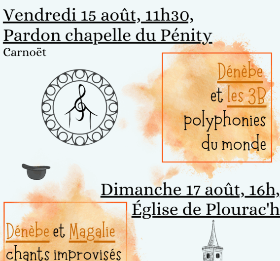 Canoët le 15 et Plourac’h le 17 : Les Chapelles Envies