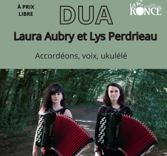 DUA en concert le vendredi 22 août à 18h à la Ronce (Rostrenen)