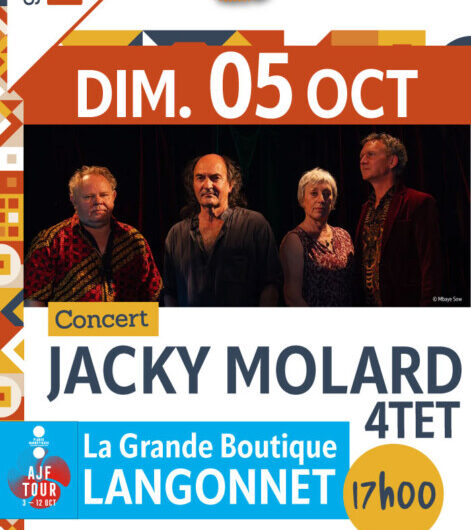 Jacky Molard Quartet : 20 ans !!! le 5 octobre Langonnet