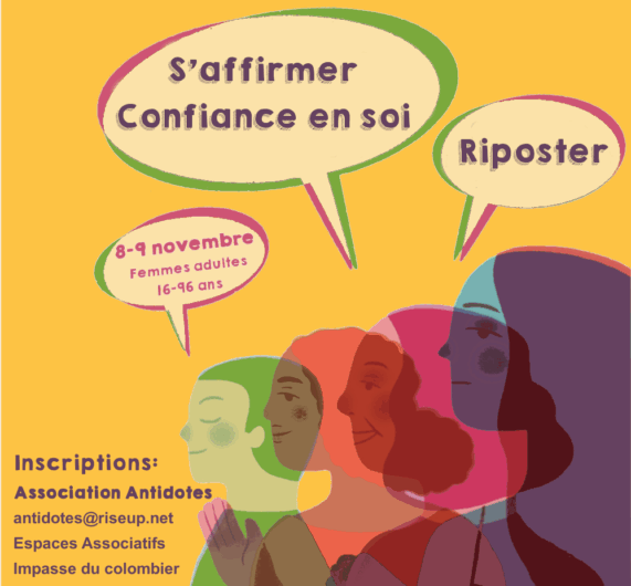 [Now!] Ouverture des inscriptions pour le Stage d’autodéfense pour femmes à Rostrenen