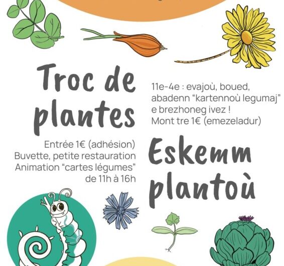 Troc de plantes à Rostrenn – Dim 7 décembre