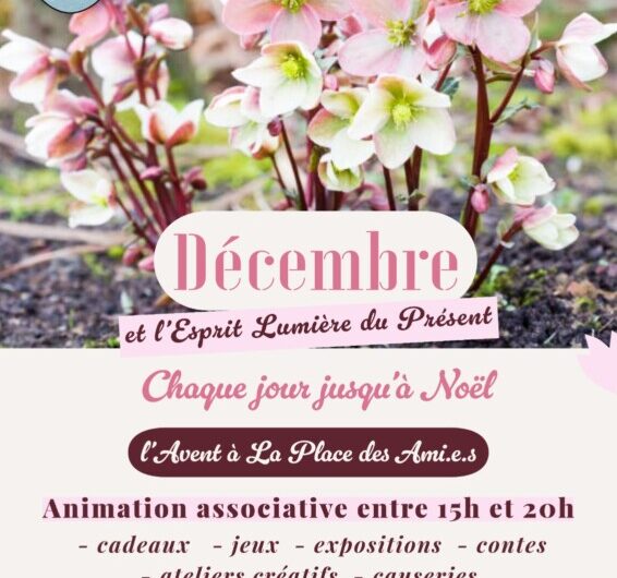 Glomel en décembre : Lumière et Présent à La Place des Ami.e.s