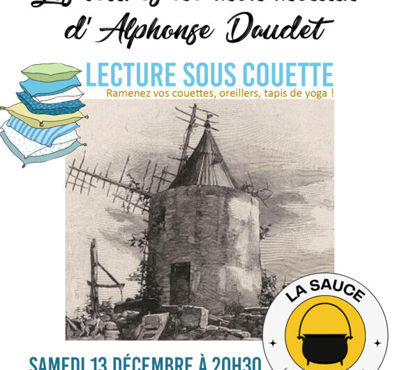 Le 13 décembre : lecture sous couette – Contes des “Lettres de mon Moulin” – SILFIAC