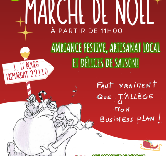 Marché de noël au trémargad’kafé à partir de 11h le 21 décembre