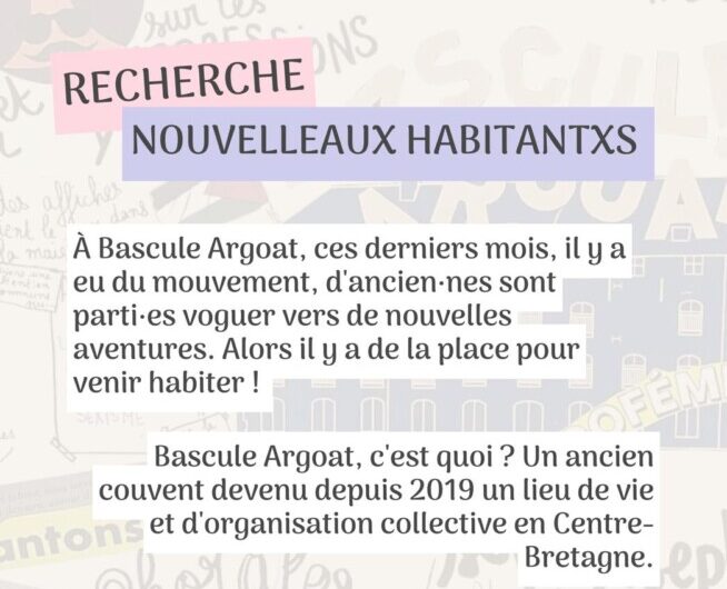 Recherche nouvelleaux habitantxs à Plouray