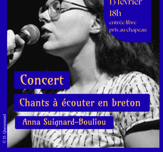 Chants à écouter en breton avec Anna Suignard-Bouliou, vendredi 13 février à 18h à la Ronce (Rostrenen)